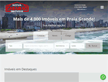 Tablet Screenshot of novacasarao.com.br